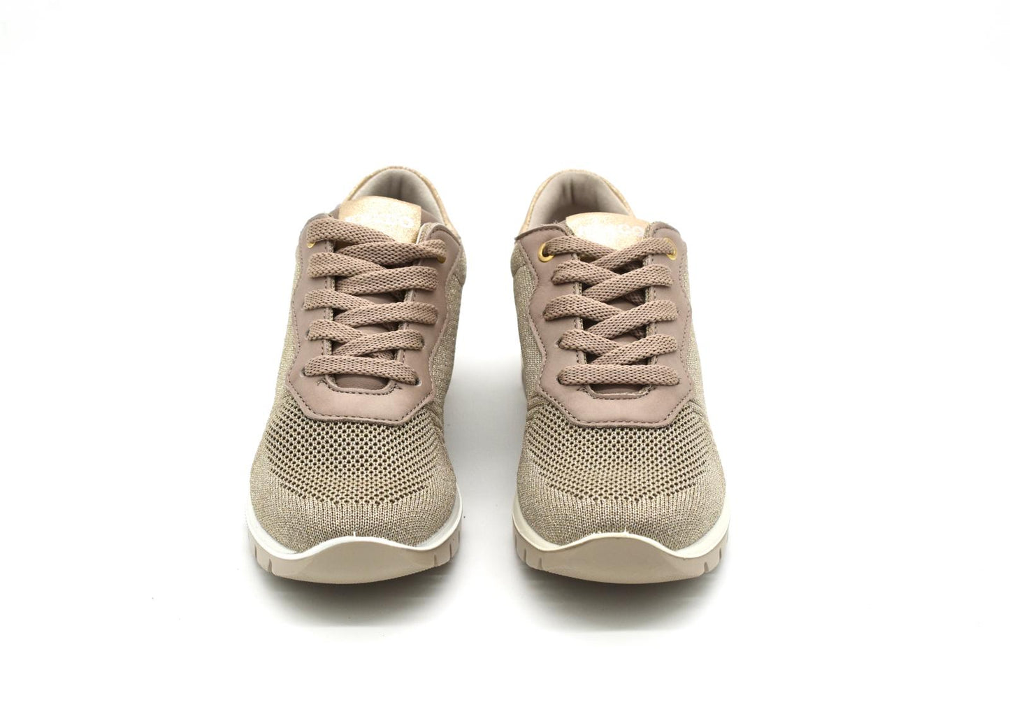 Sneakers da donna in pelle e tela Igi & Co