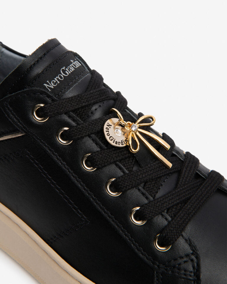 Sneakers da donna in pelle NeroGiardini
