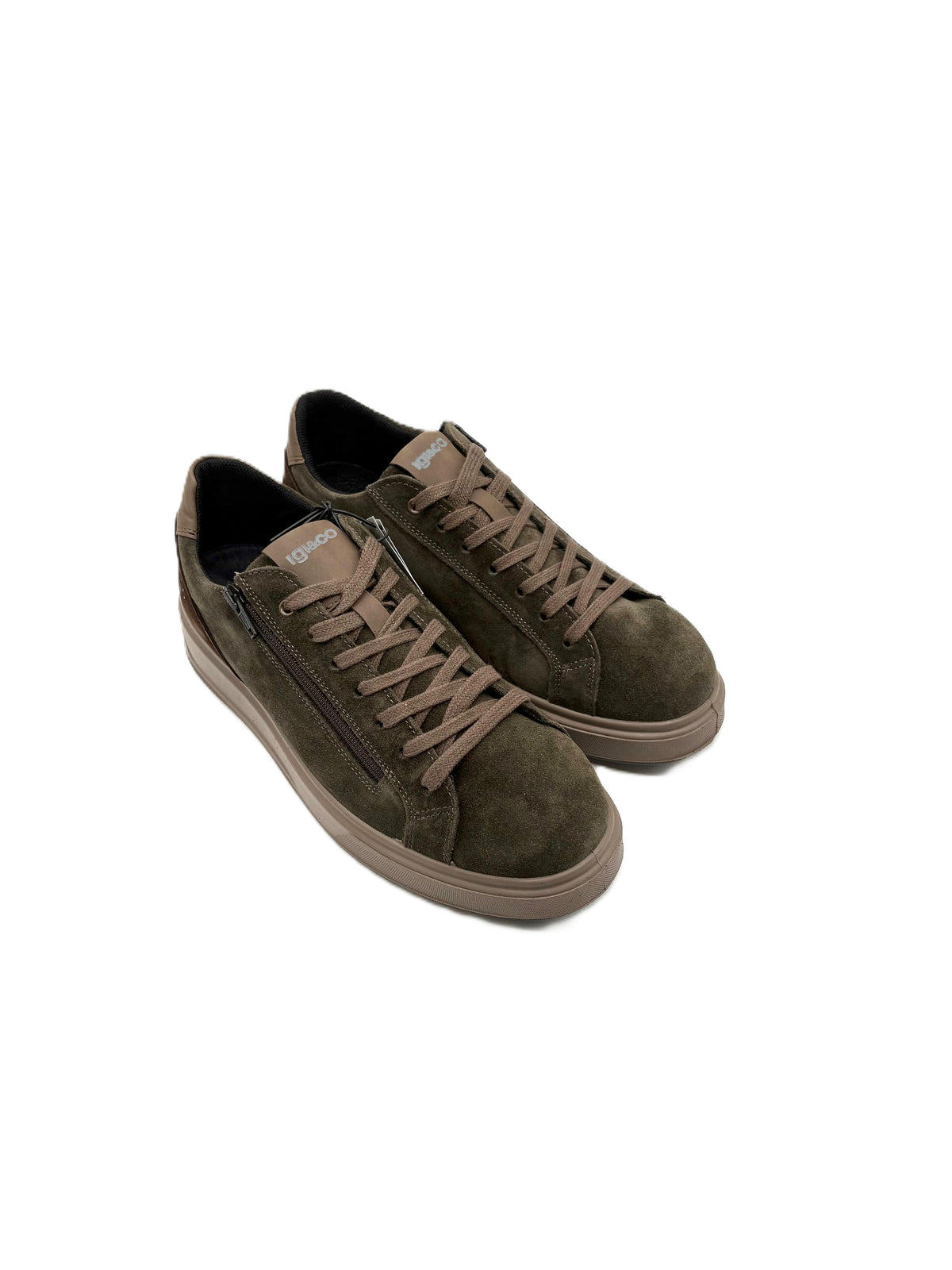 Sneakers da uomo in camoscio Igi&Co