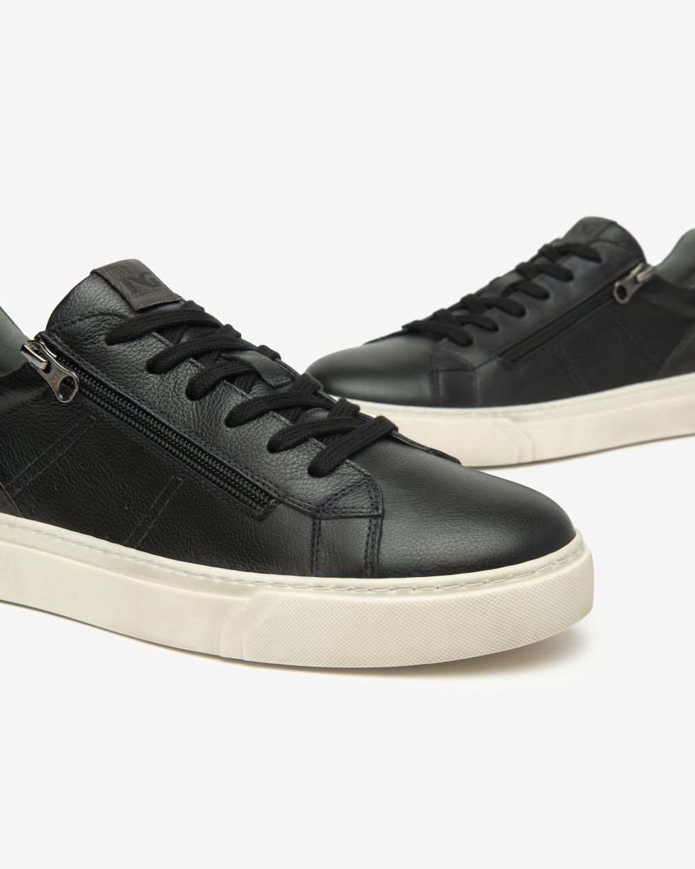Sneakers da uomo in pelle NeroGiardini