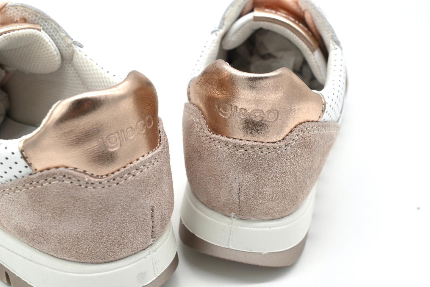 Sneaker da donna in pelle Igi & Co