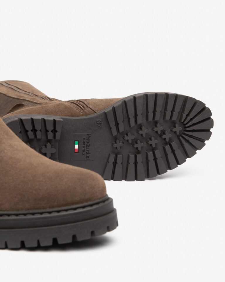 Stivali da donna in camoscio Nero Giardini