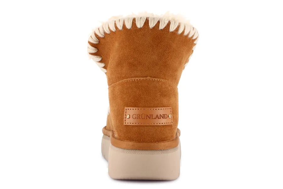 Stivaletti bassi con fodera in peluche da donna GRÜNLAND