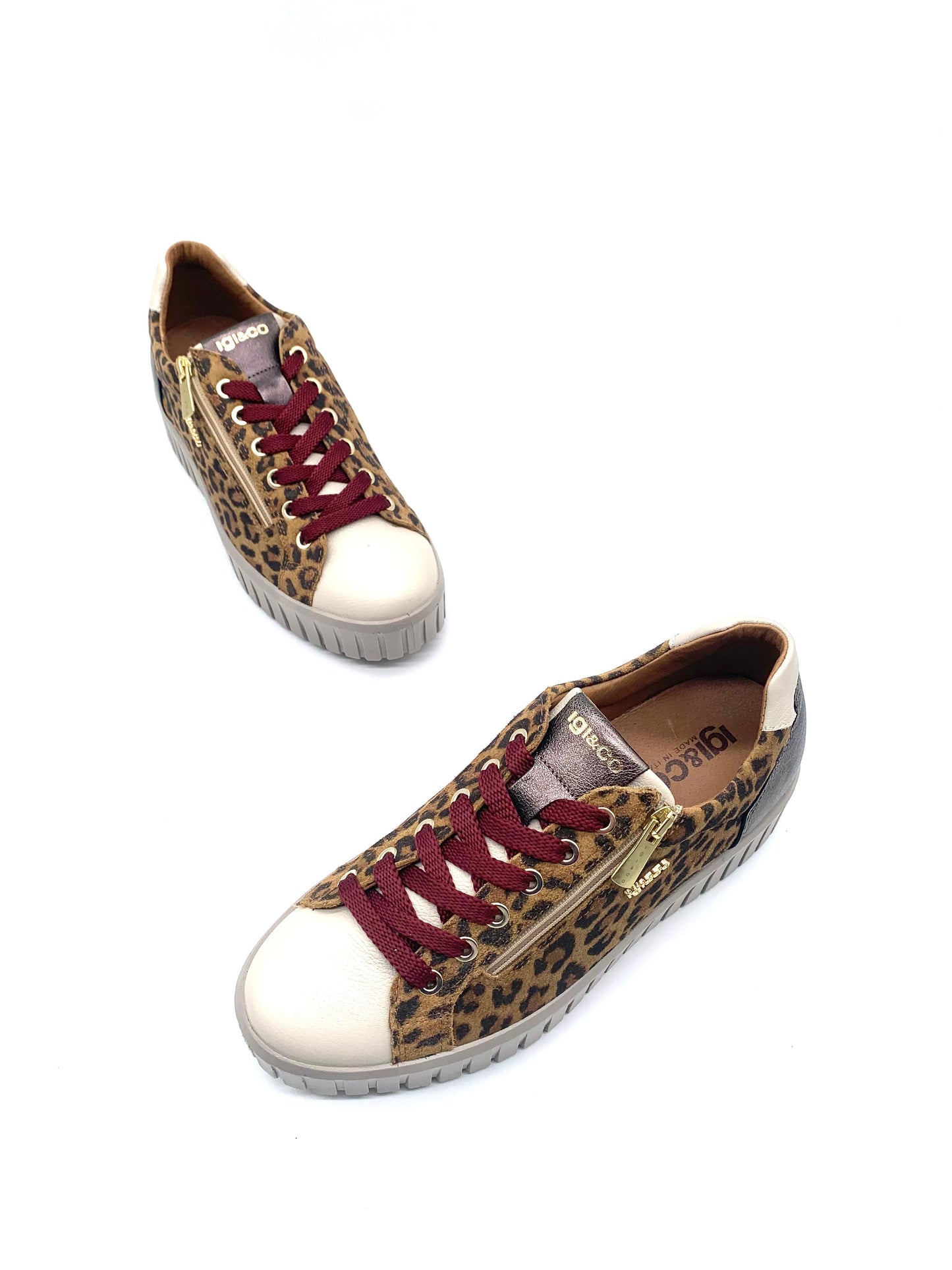 Sneakers da donna in pelle Igi&Co
