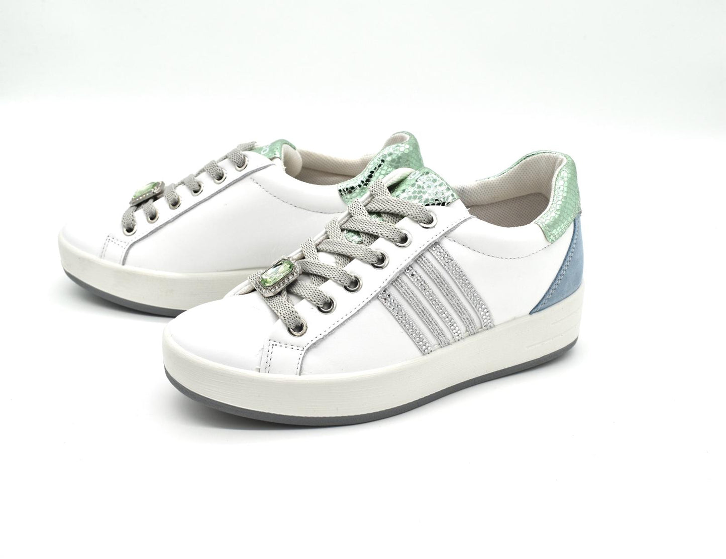 Sneakers da donna in pelle Igi & Co