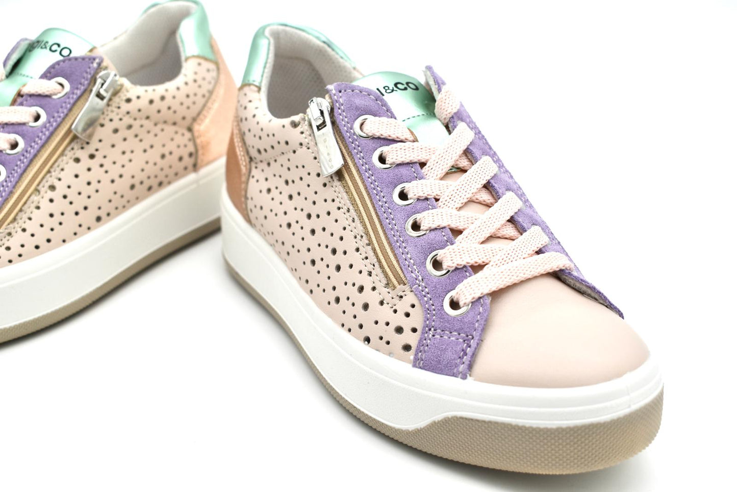 Sneakers da donna in pelle Igi & Co