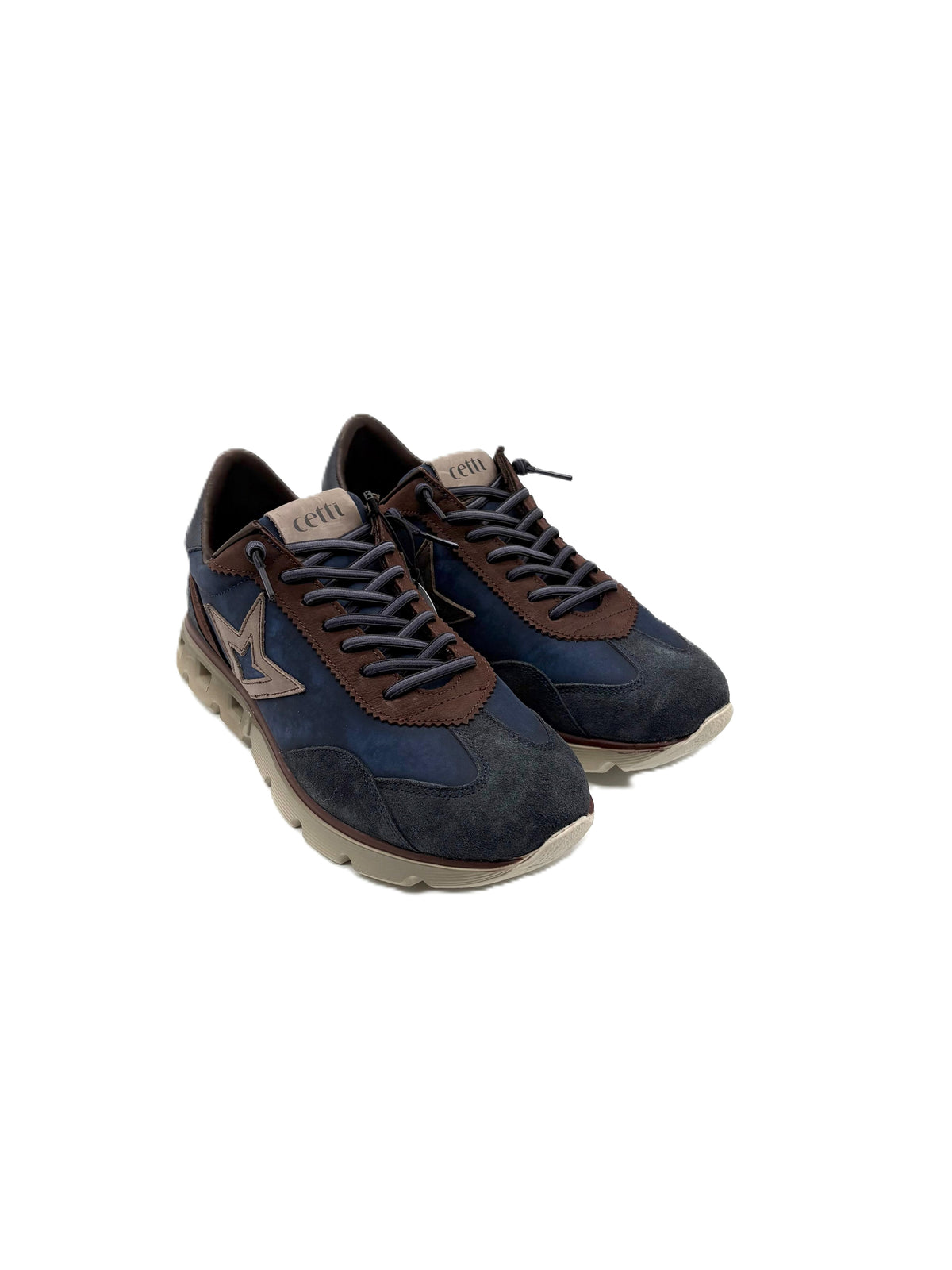 Sneakers da uomo in pelle Cetti
