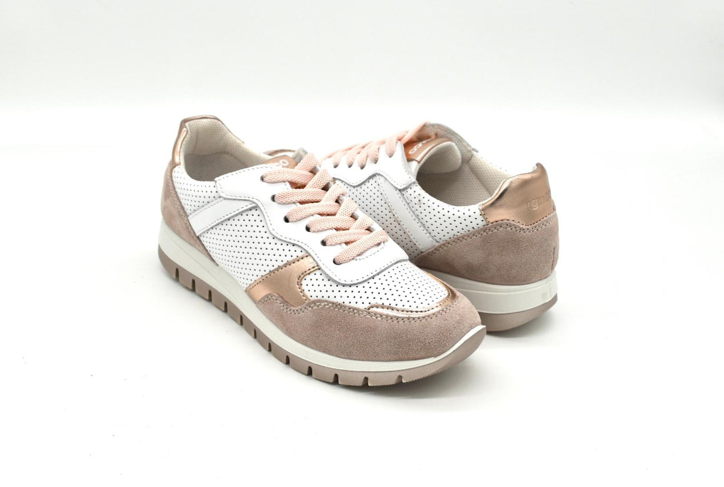 Sneaker da donna in pelle Igi & Co