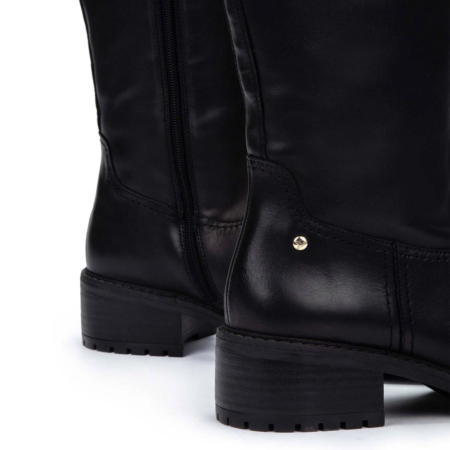 - Stivale con tacco a blocco da donna in pelle Pikolinos -