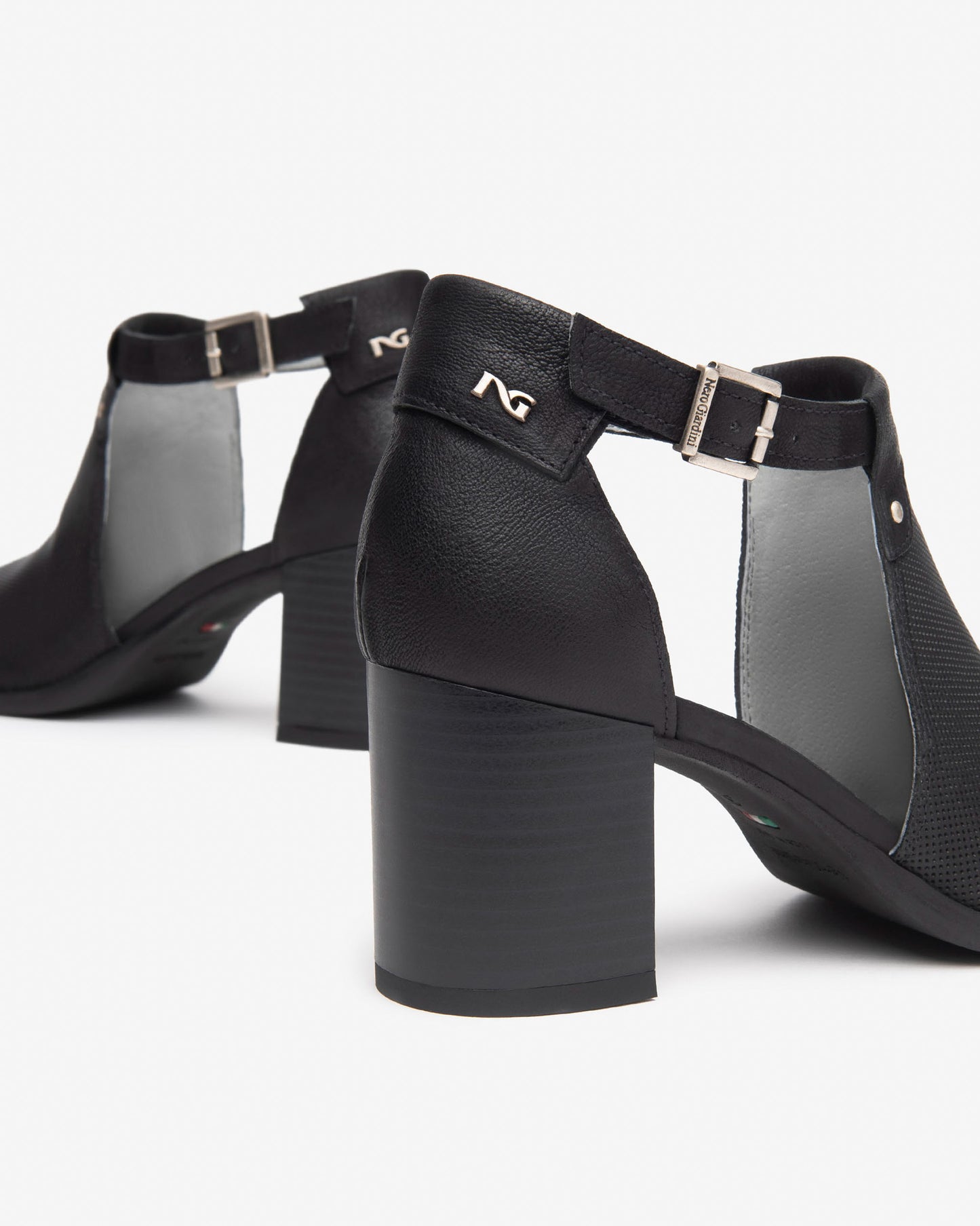 Sandali da donna in pelle Nero Giardini