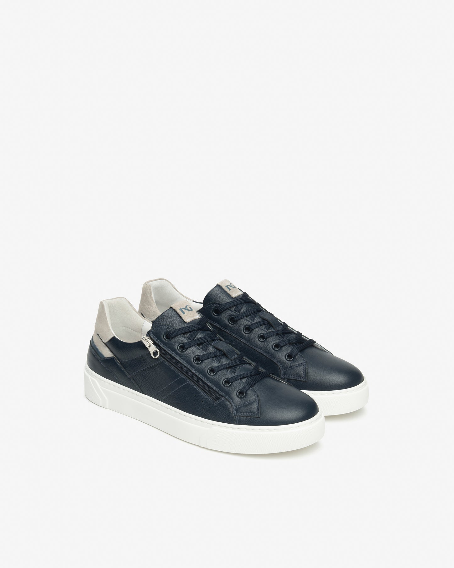 Sneakers da uomo in pelle NeroGiardini