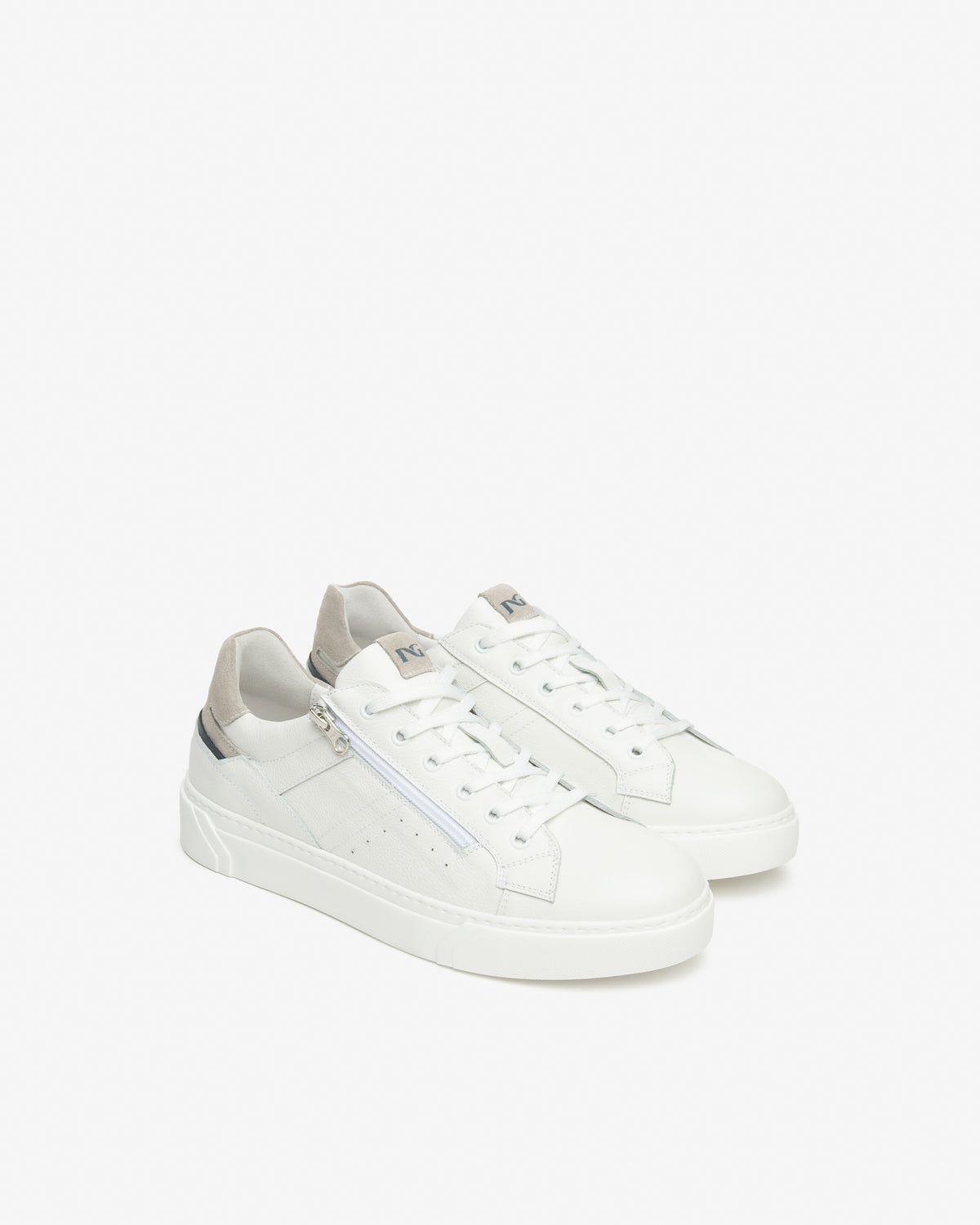 Sneakers da uomo in pelle NeroGiardini
