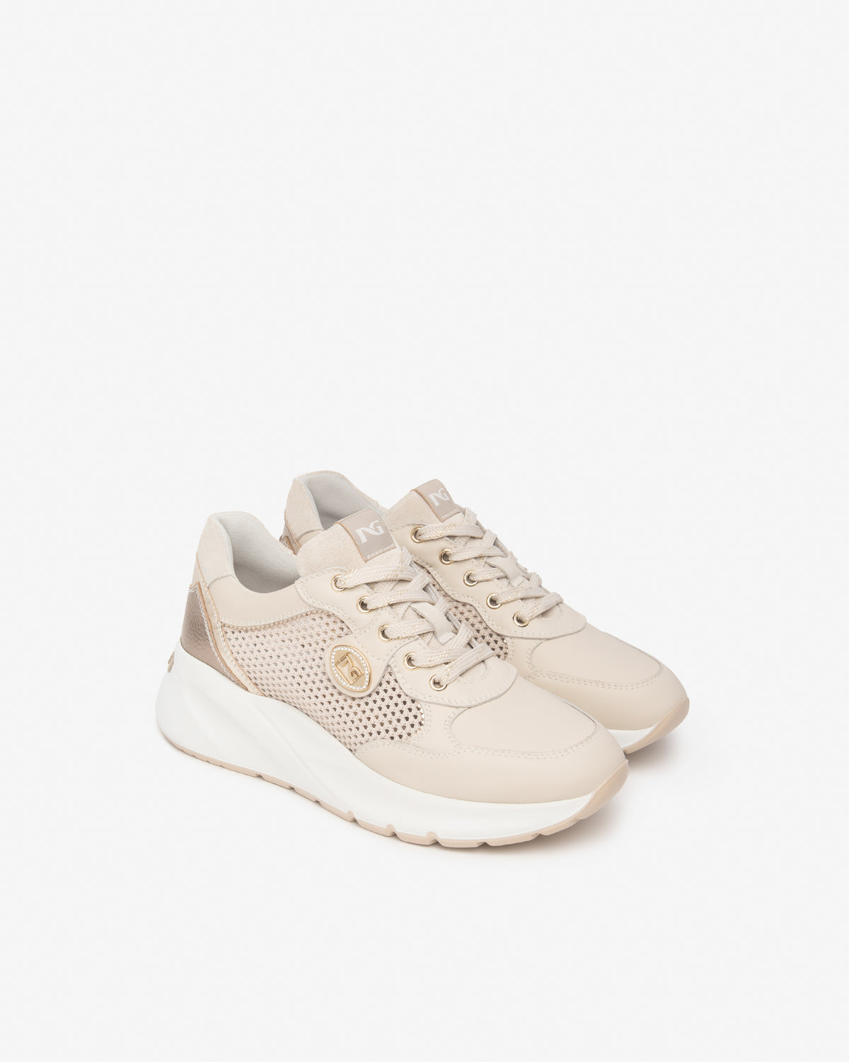 Sneakers da donna in pelle NeroGiardini