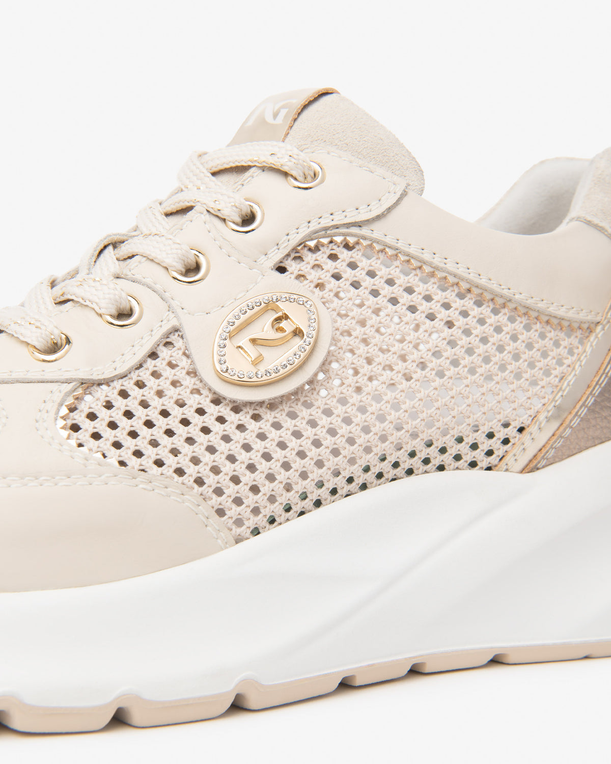 Sneakers da donna in pelle NeroGiardini