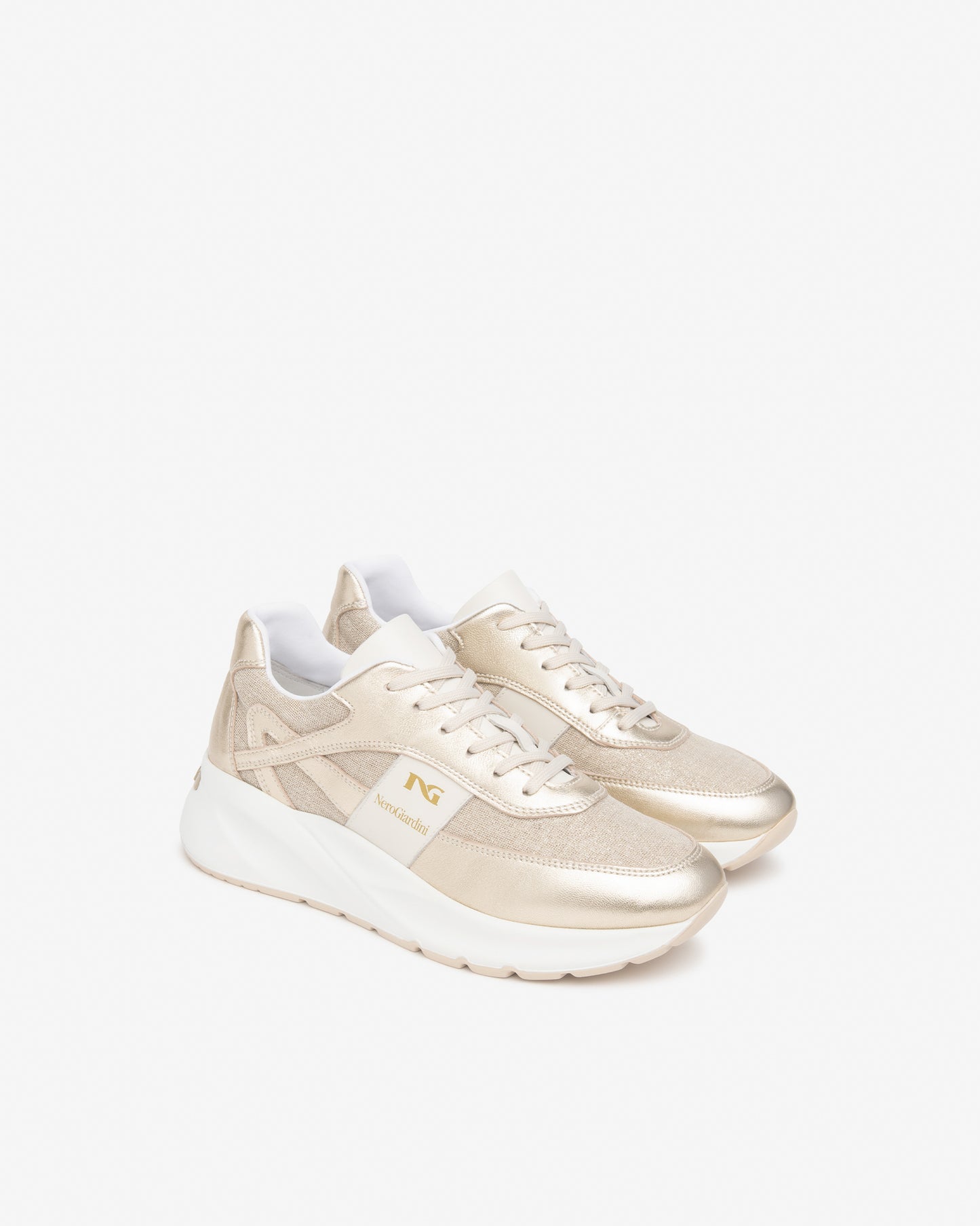 Sneakers da donna in pelle NeroGiardini
