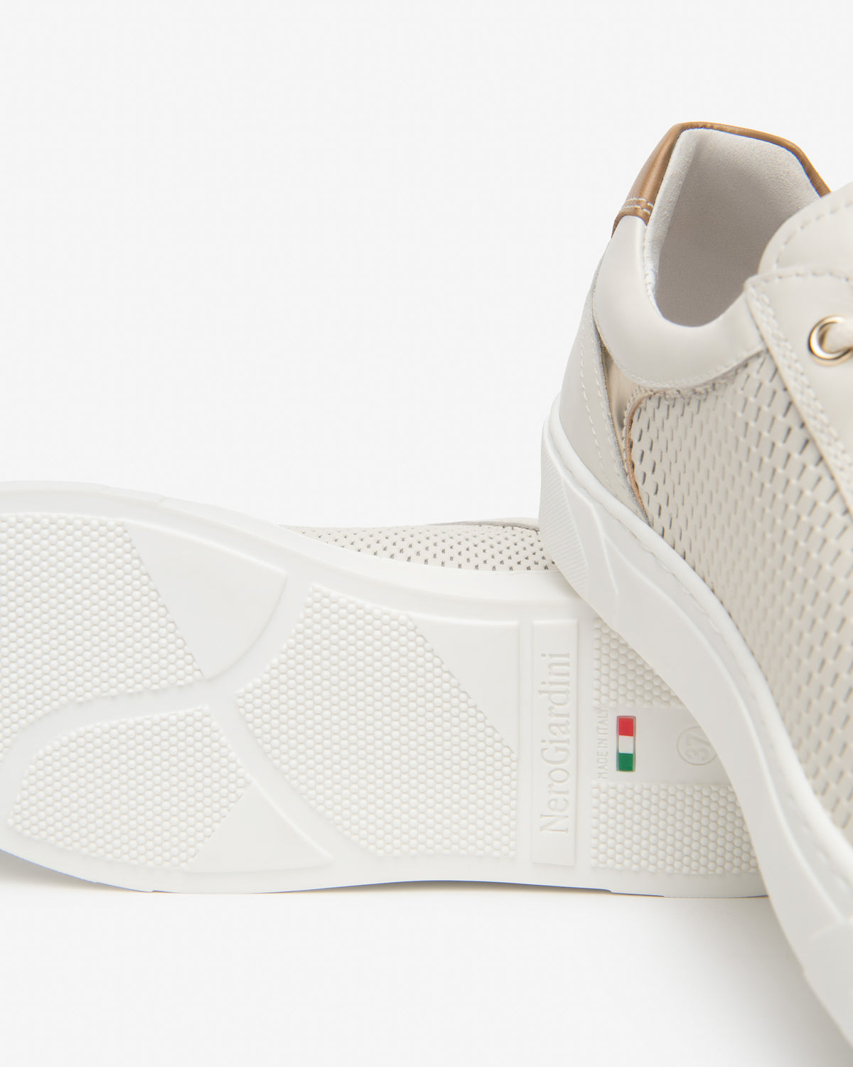 Sneakers da donna in pelle NeroGiardini
