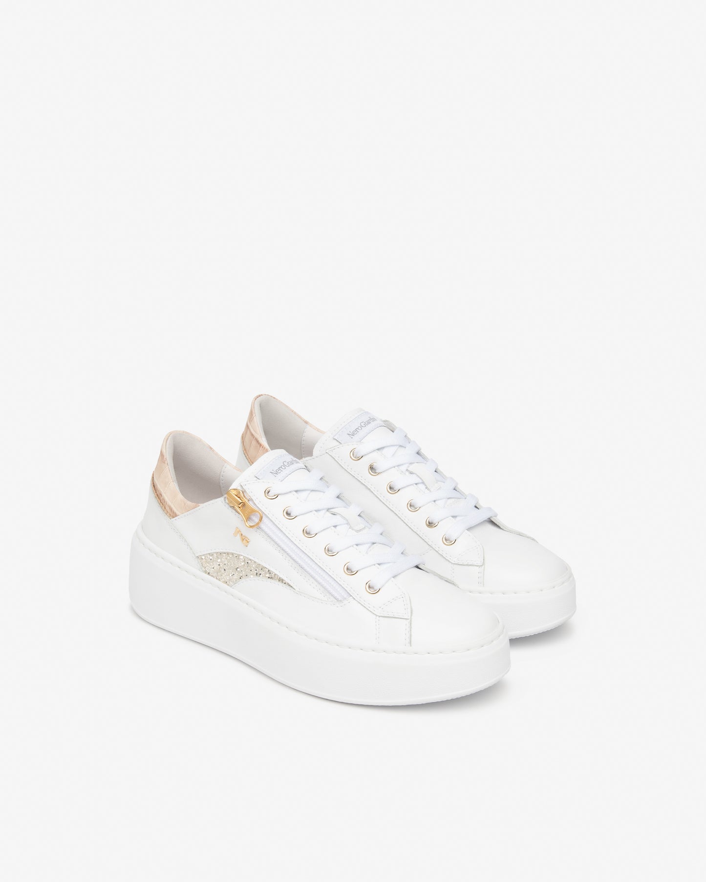 Sneakers da donna in pelle NeroGiardini