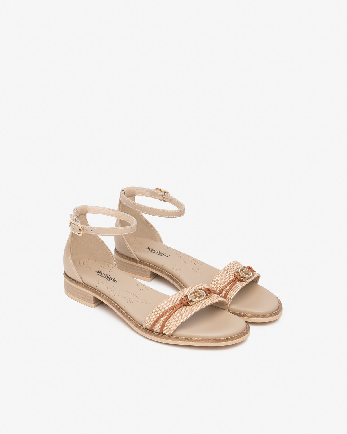 Sandali da donna in pelle NeroGiardini