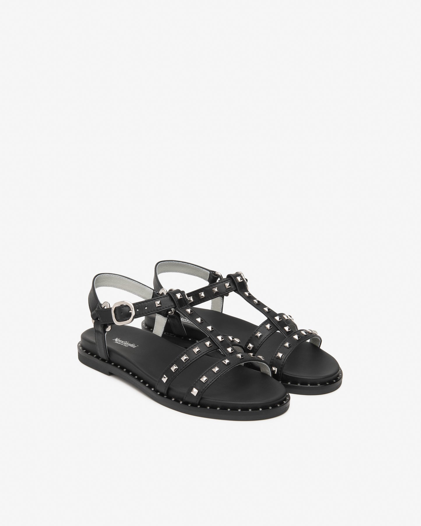 Sandali da donna in pelle NeroGiardini