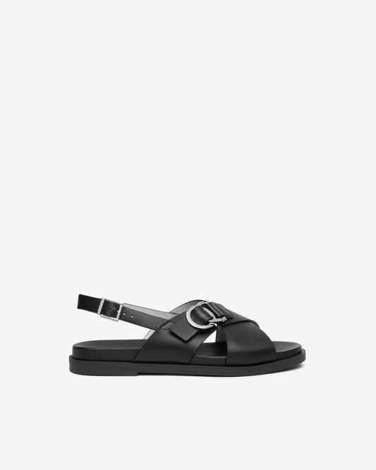 Sandali da donna in pelle NeroGiardini