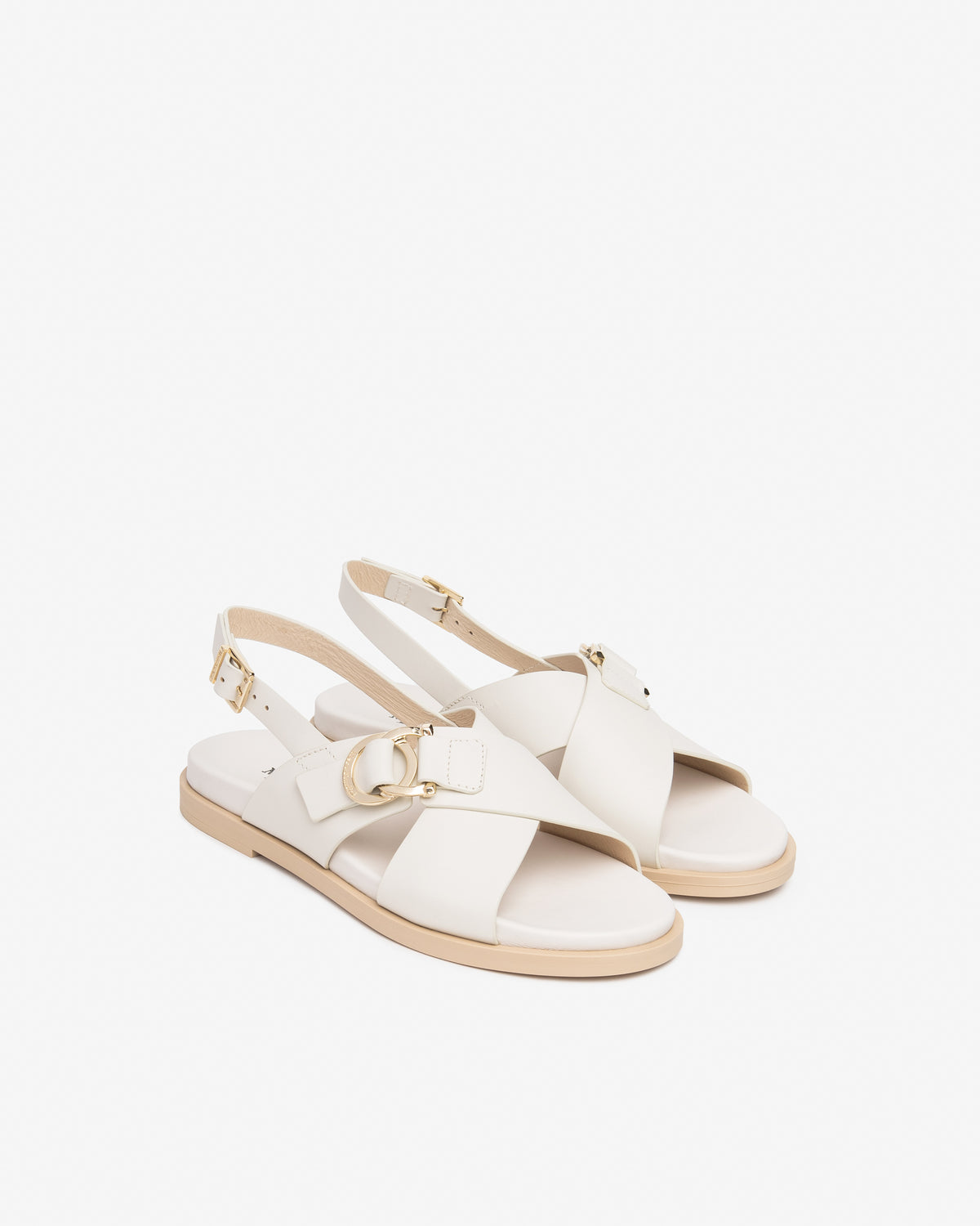 Sandali da donna in pelle NeroGiardini