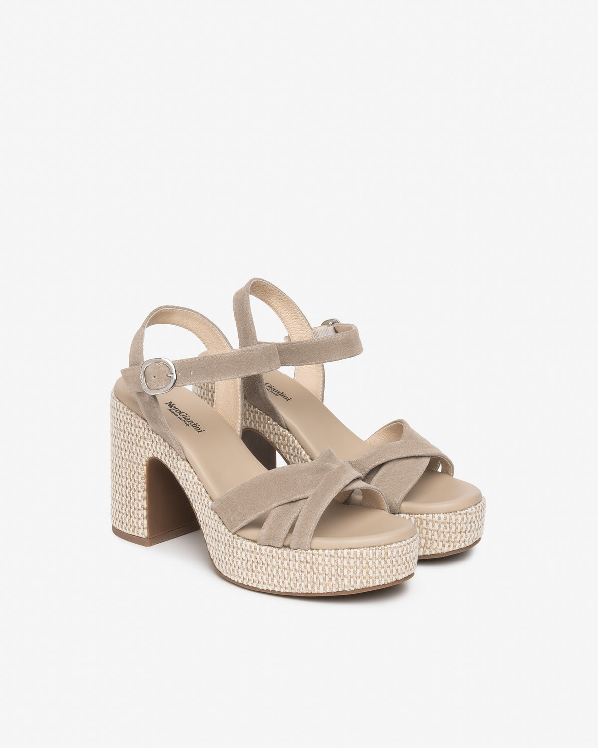 Sandali da donna in pelle NeroGiardini