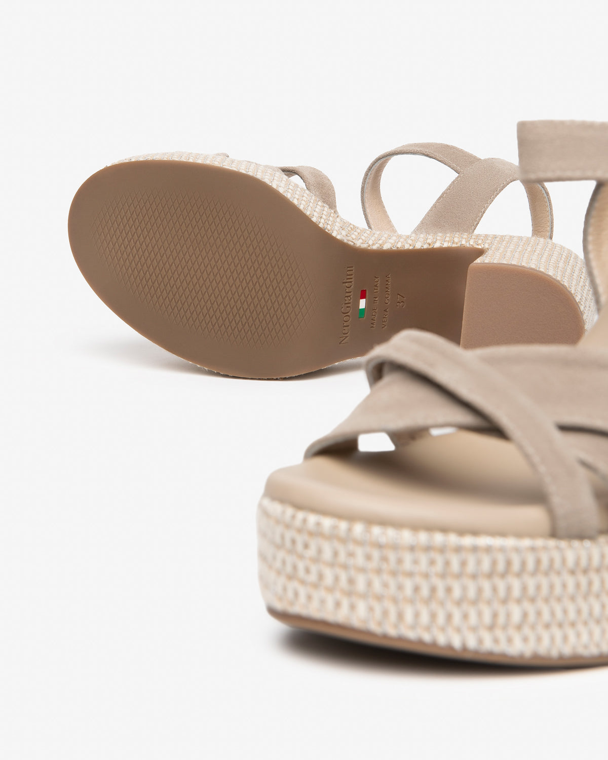 Sandali da donna in pelle NeroGiardini