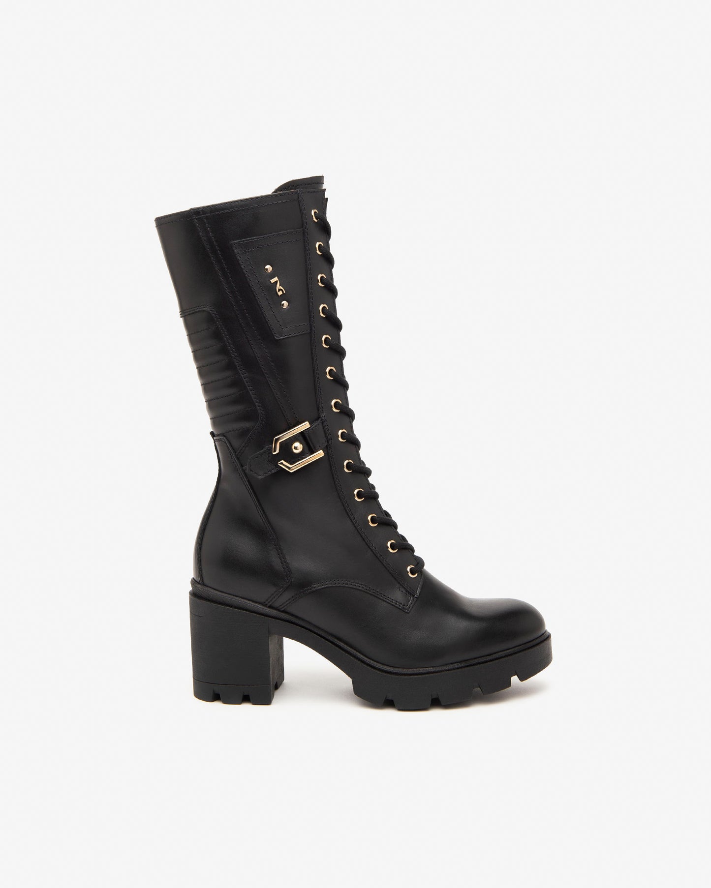 Anfibi da donna in pelle NeroGiardini