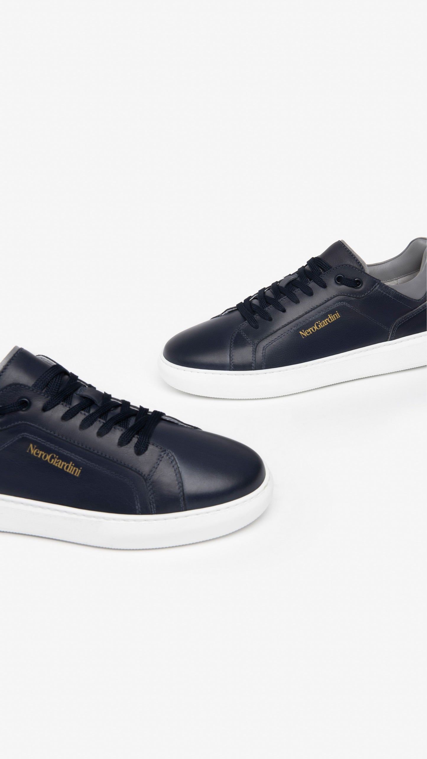 Sneakers da uomo in pelle Nero Giardini