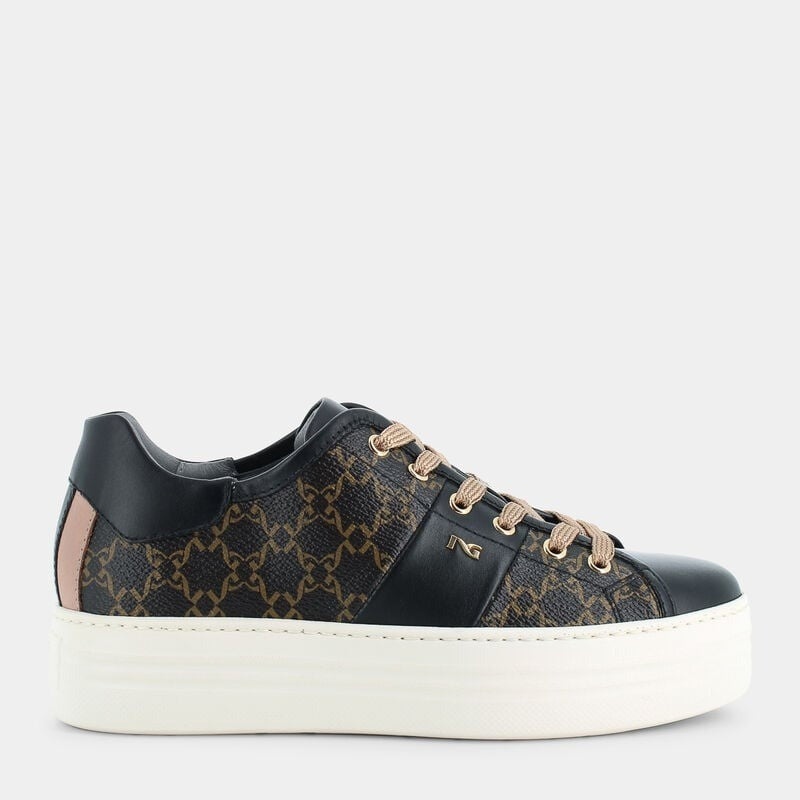 Sneakers da donna in pelle Nero Giardini