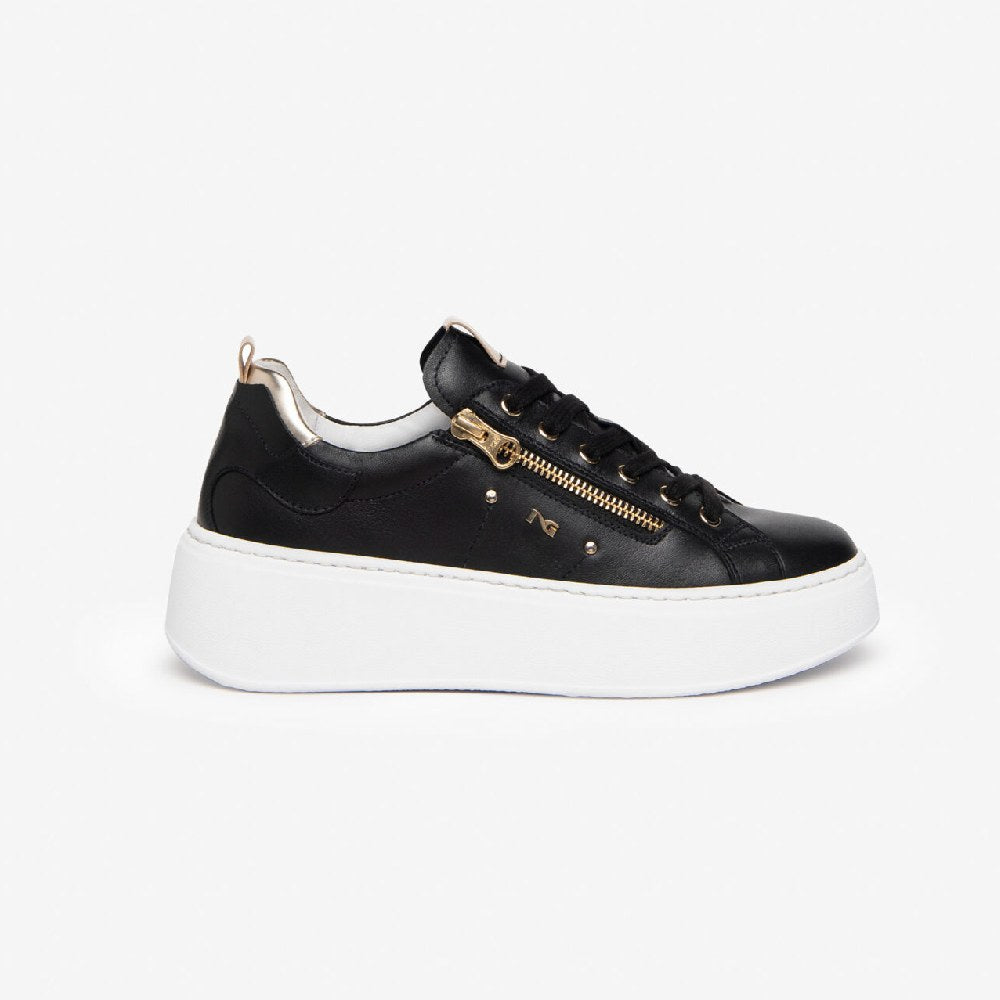 Sneakers da donna in pelle Nero Giardini