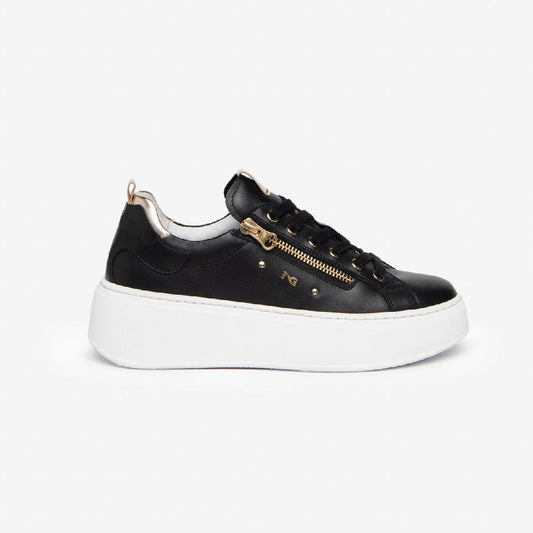 Sneakers da donna in pelle Nero Giardini