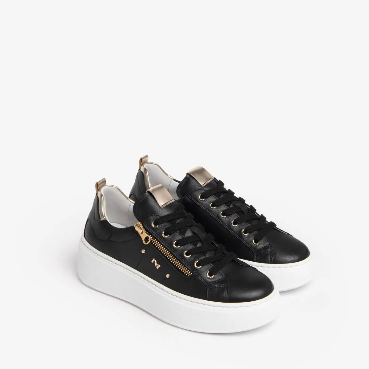 Sneakers da donna in pelle Nero Giardini