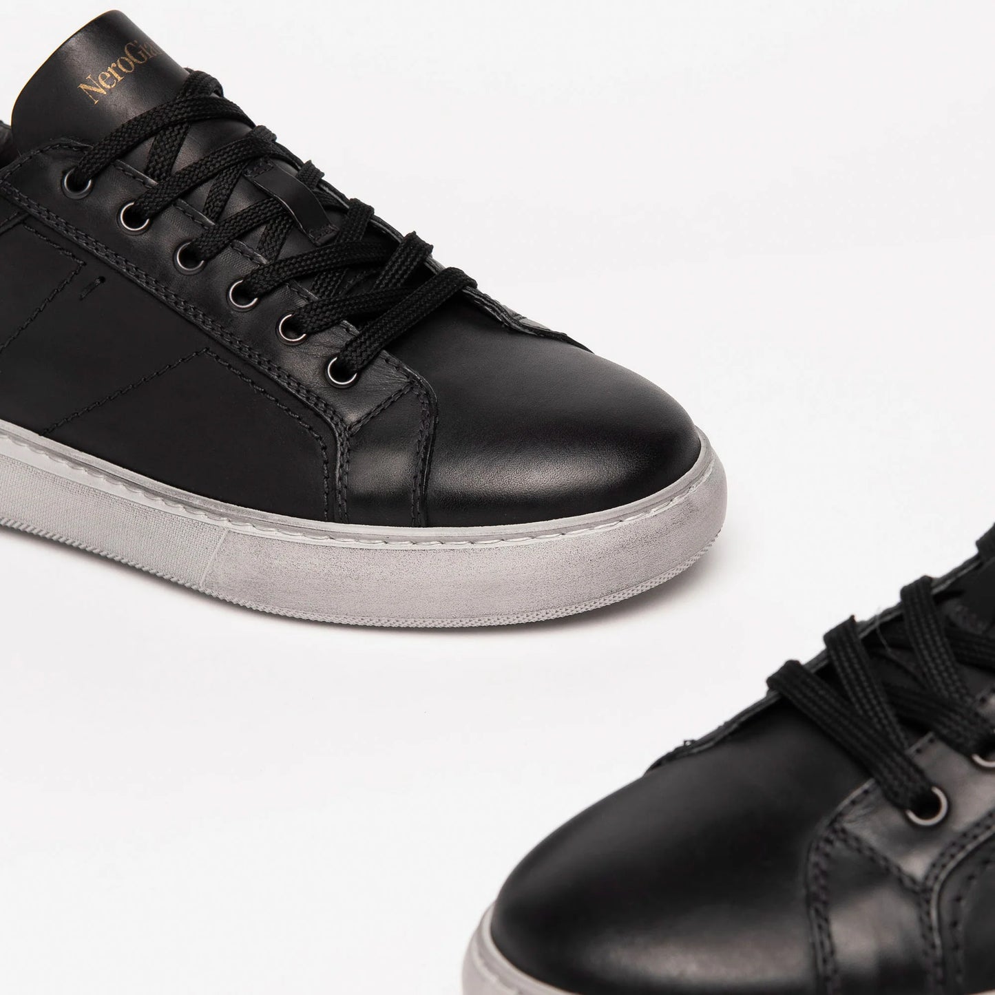 Sneakers da uomo in pelle Nero giardini