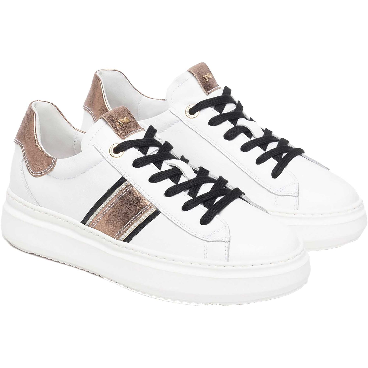 Sneakers da donna in pelle Nero Giardini