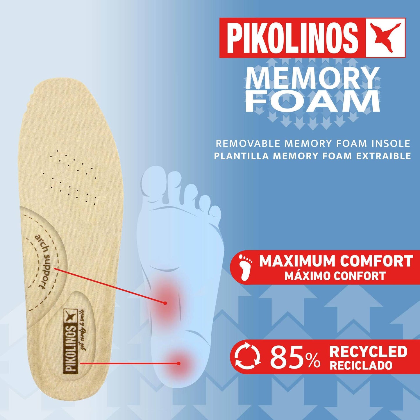 Slip-on da uomo in pelle Pikolinos