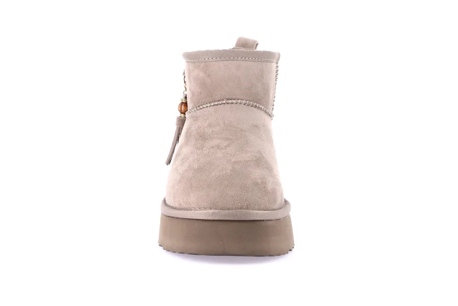 Stivaletti bassi con fodera in peluche da donna GRÜNLAND