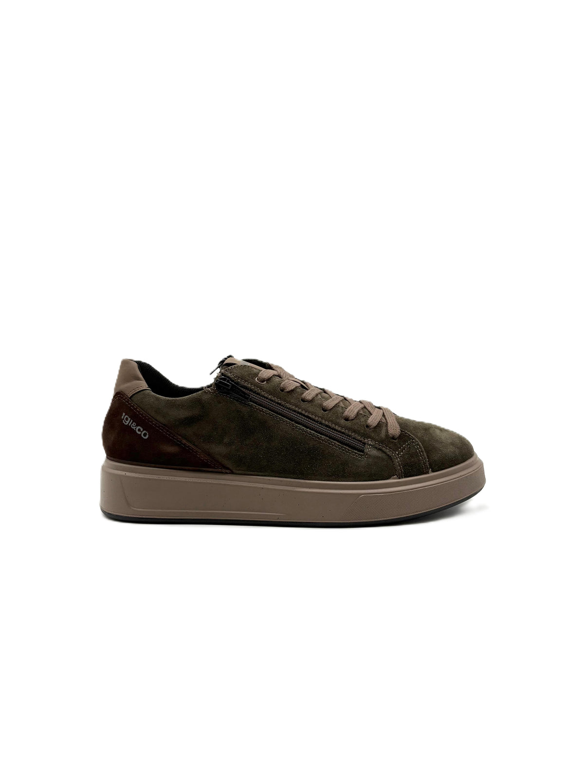 Sneakers da uomo in camoscio Igi&Co