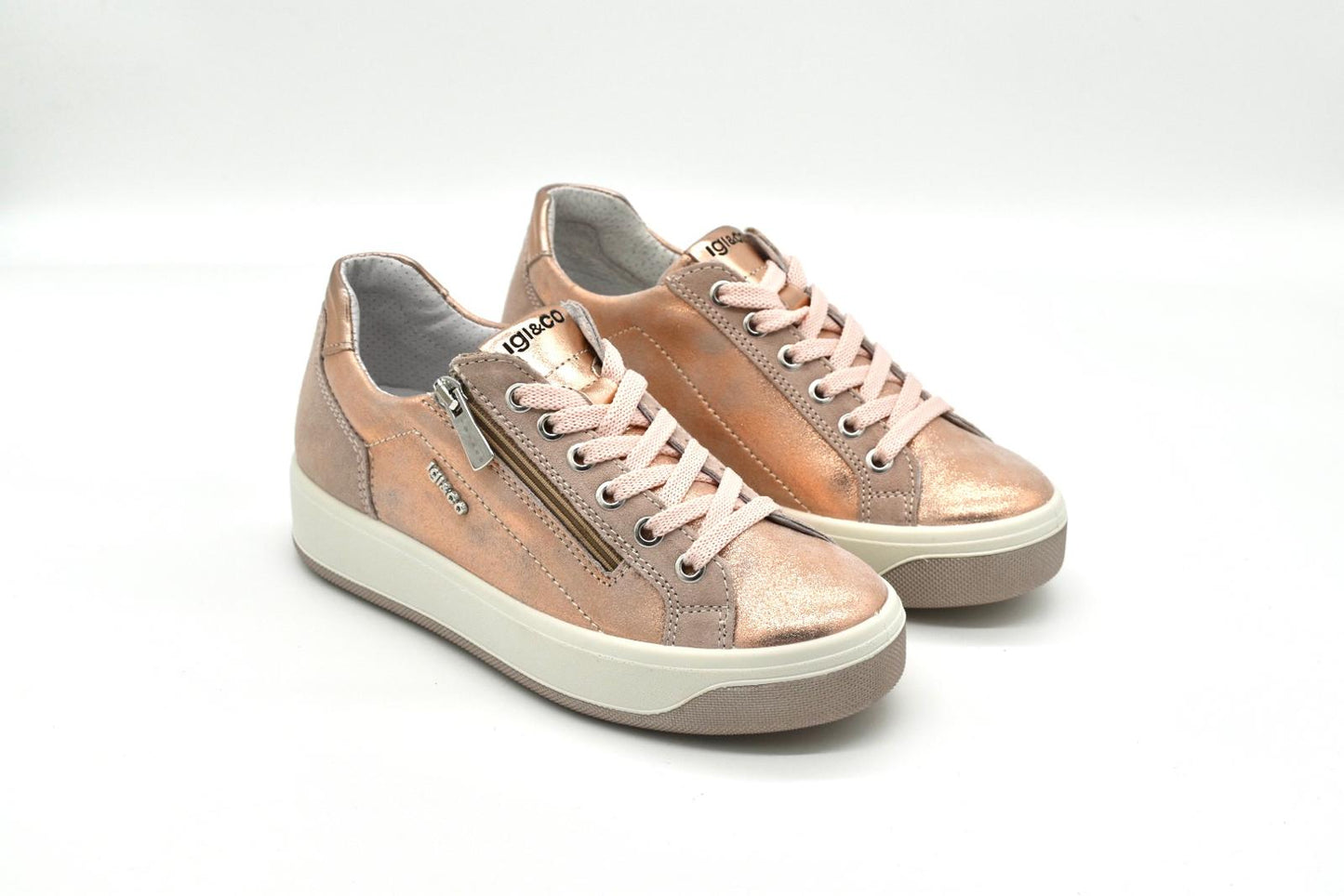 Sneaker da donna in pelle Igi & Co