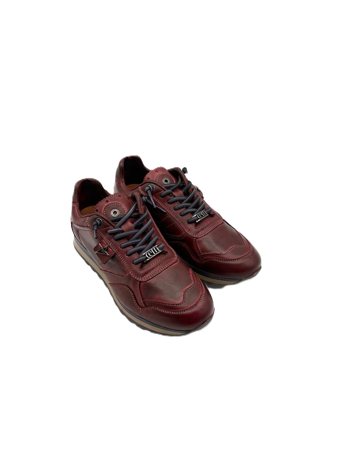 Sneakers da uomo in pelle Cetti