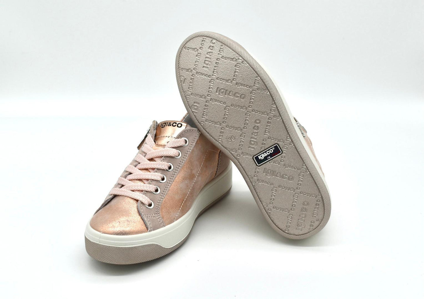 Sneaker da donna in pelle Igi & Co