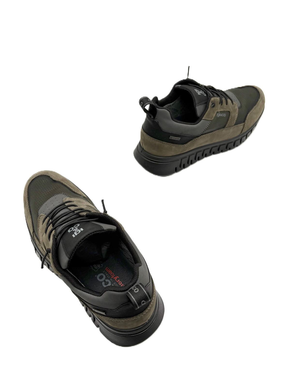 Sneakers da uomo in pelle Gore-Tex Igi&Co