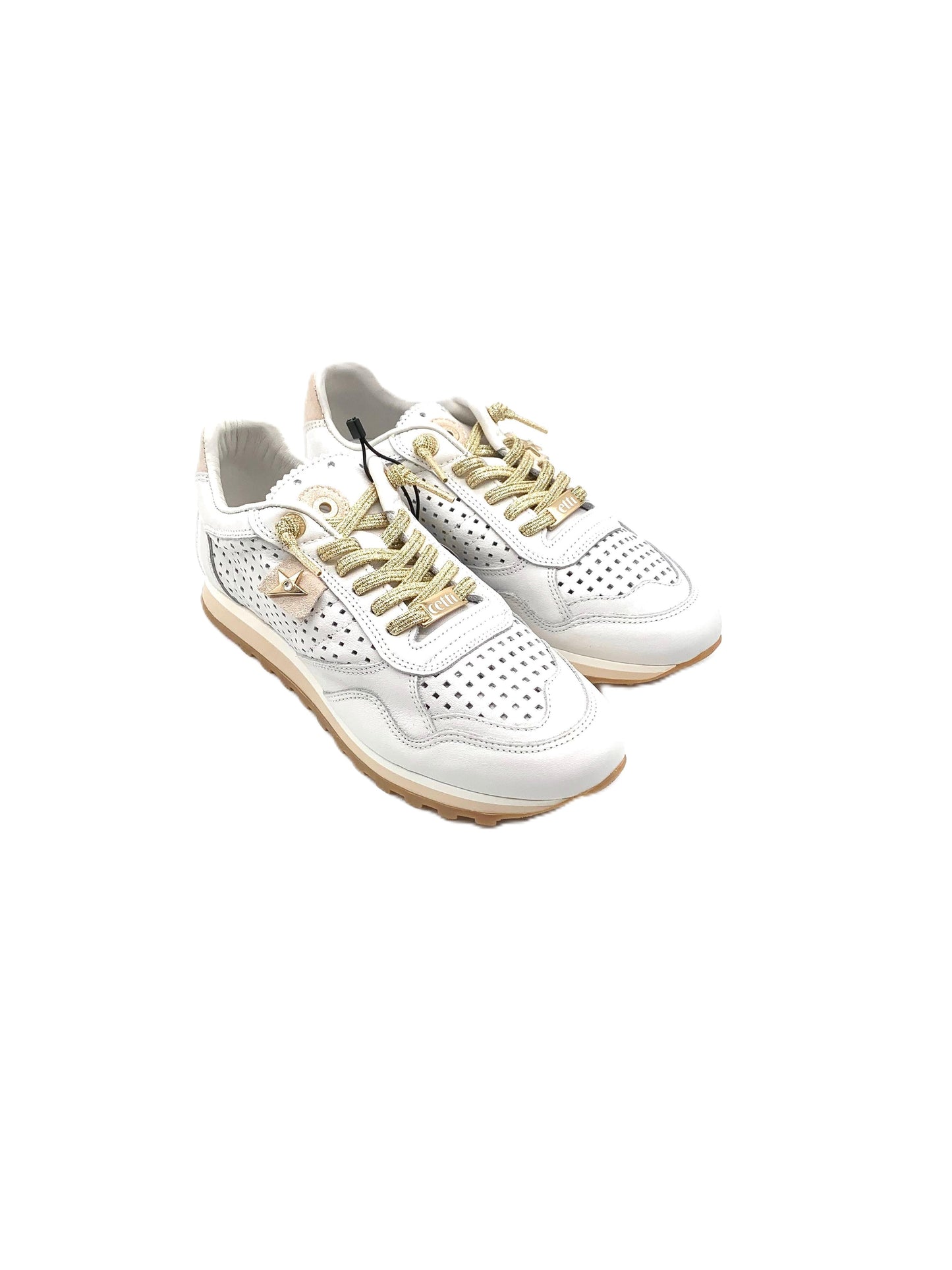 Sneakers da donna in pelle Cetti