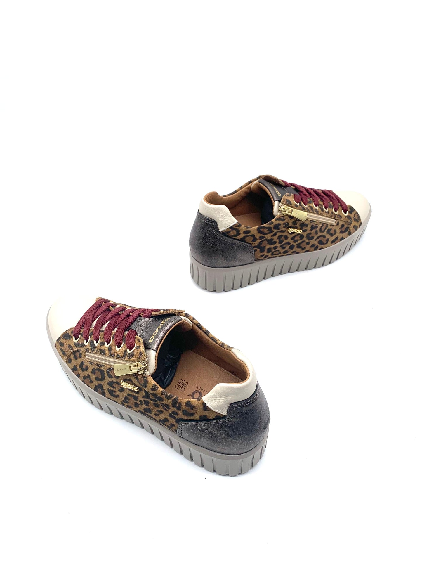 Sneakers da donna in pelle Igi&Co