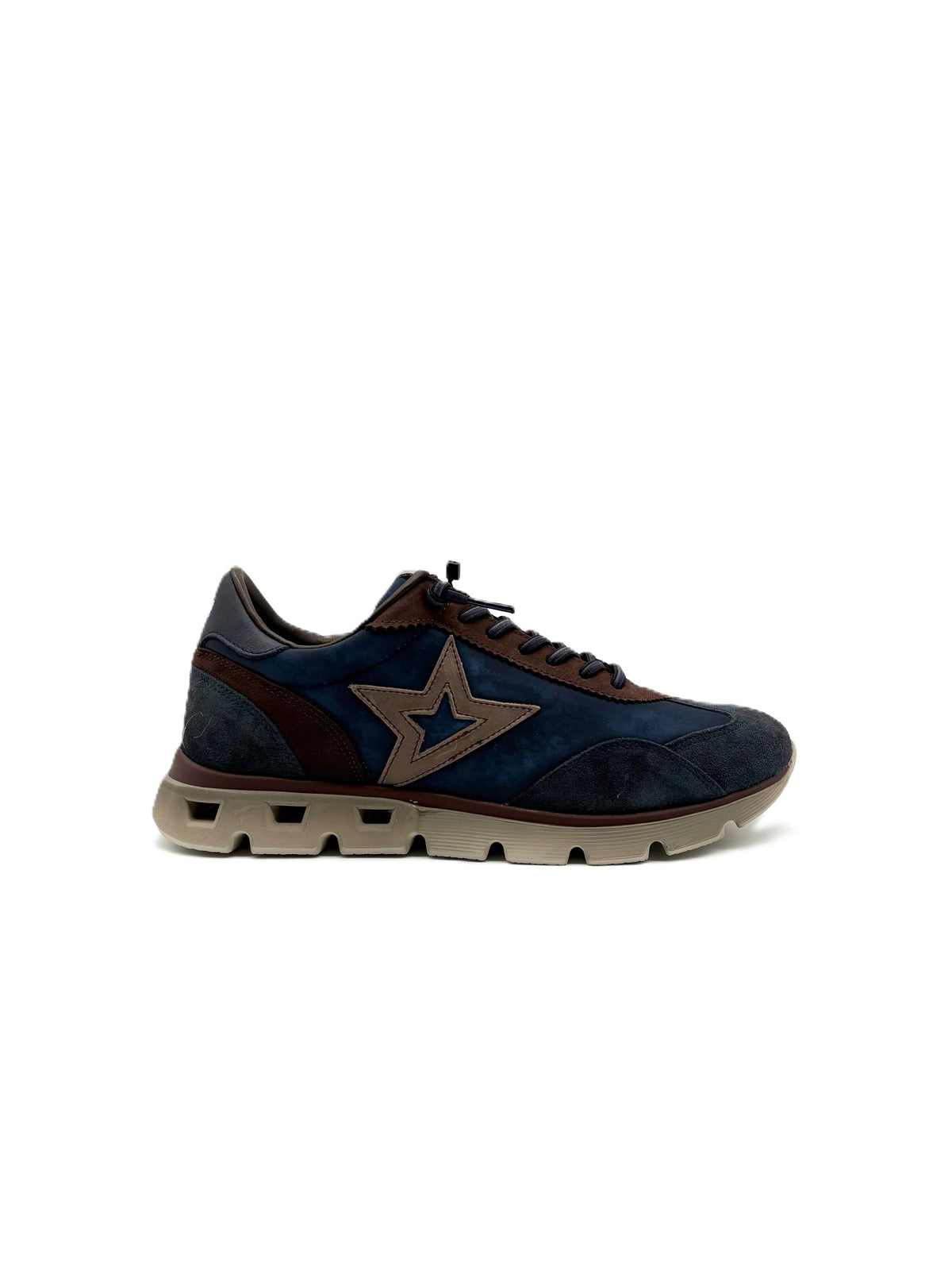 Sneakers da uomo in pelle Cetti